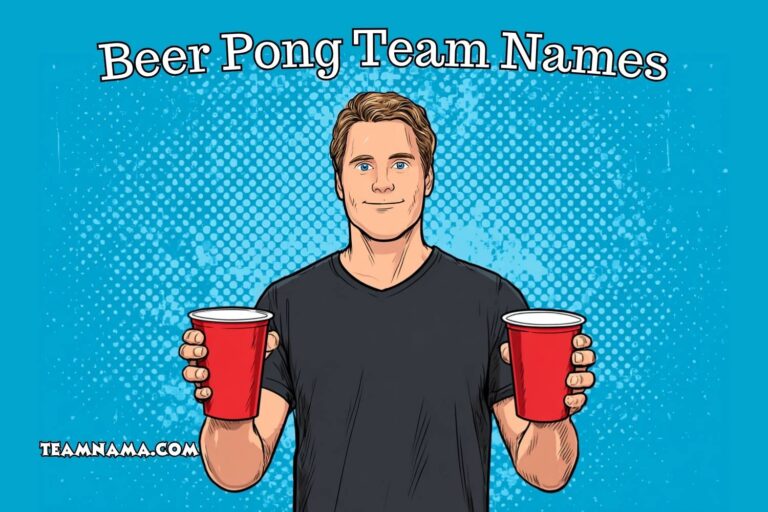 beer pong team names