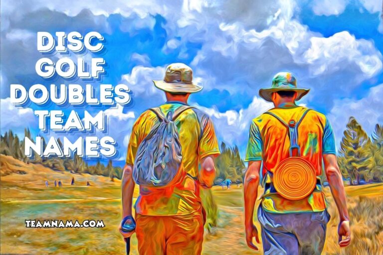 disc golf doubles team names