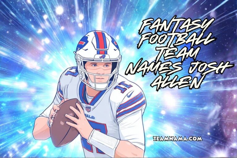 fantasy football team names josh allen