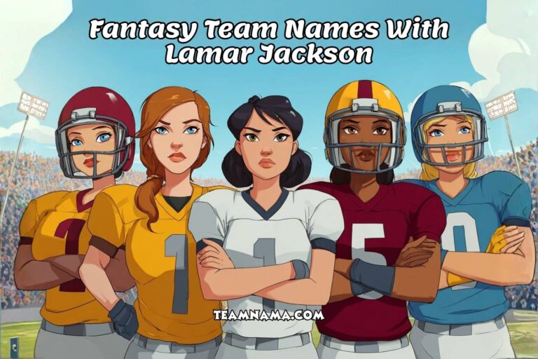 fantasy team names with lamar jackson
