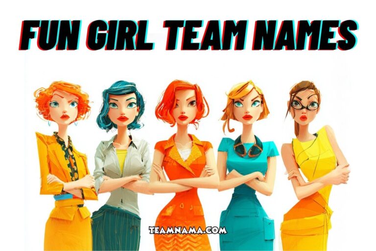 fun girl team names