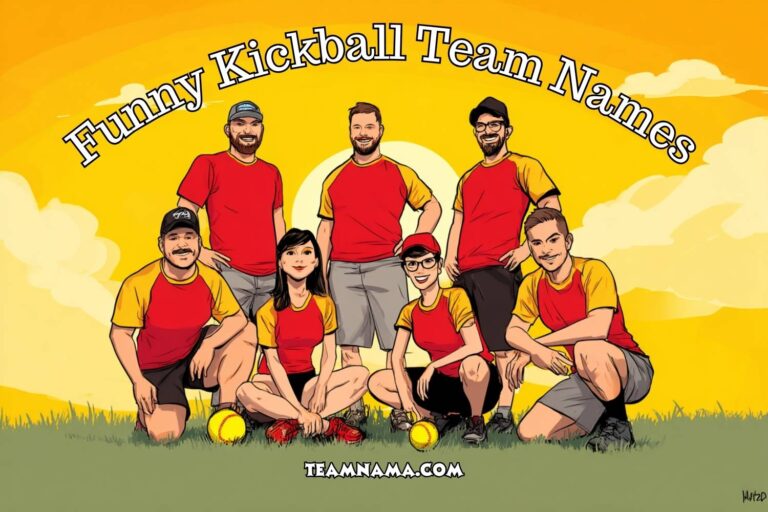 funny kickball team names