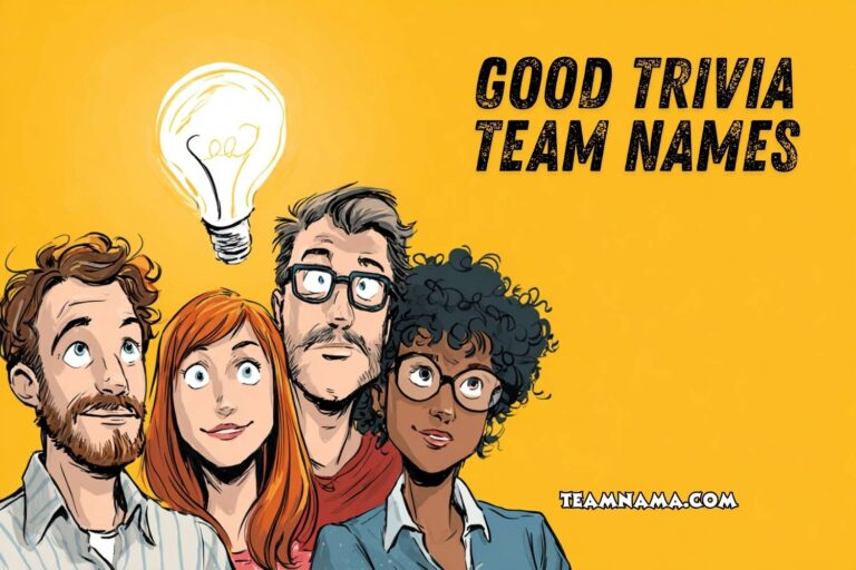 good trivia team names