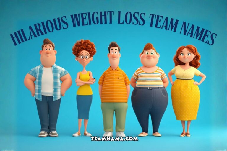 hilarious weight loss team names