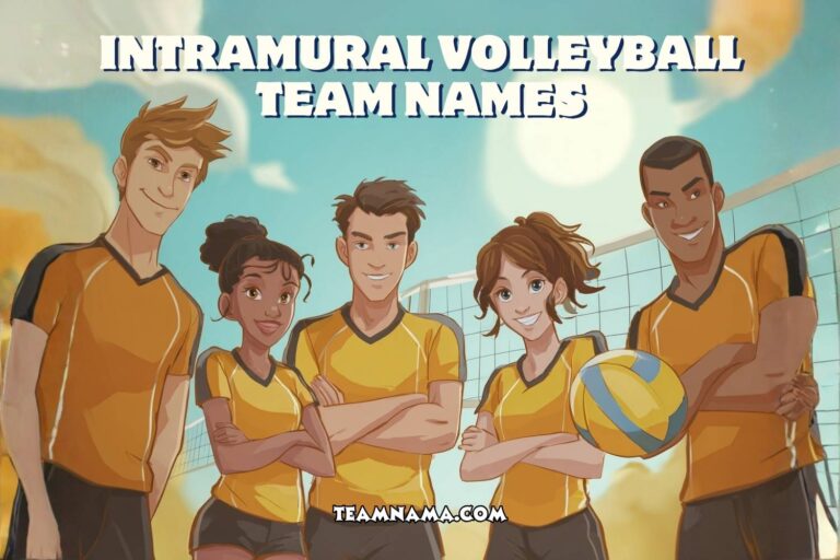 intramural volleyball team names