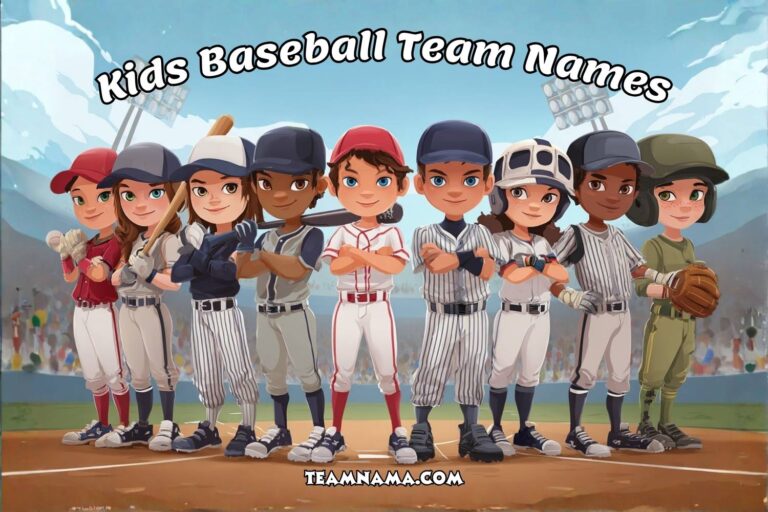 kids baseball team names