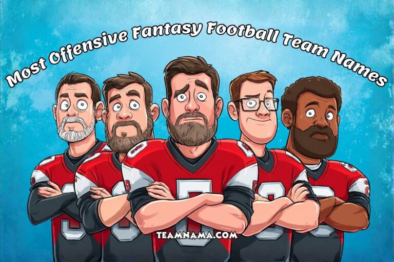 most offensive fantasy football team names