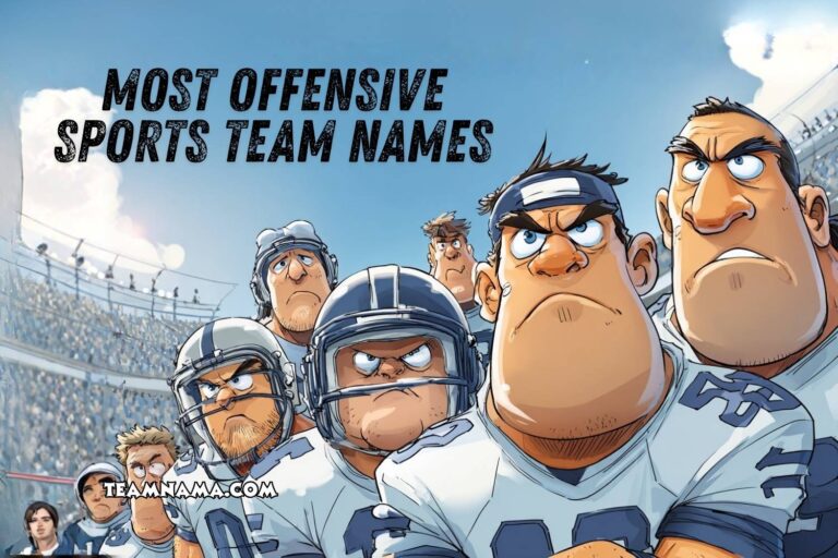 most offensive sports team names
