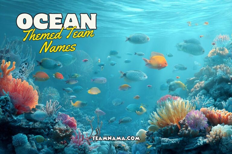 ocean themed team names