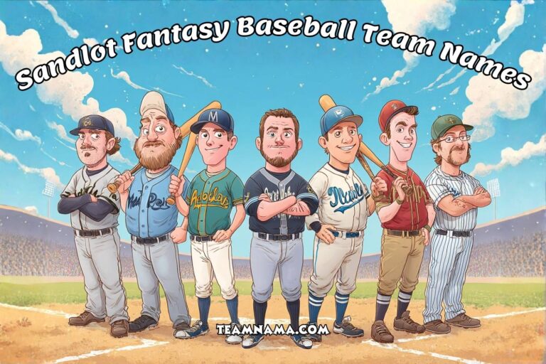 sandlot fantasy baseball team names