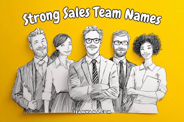 strong sales team names