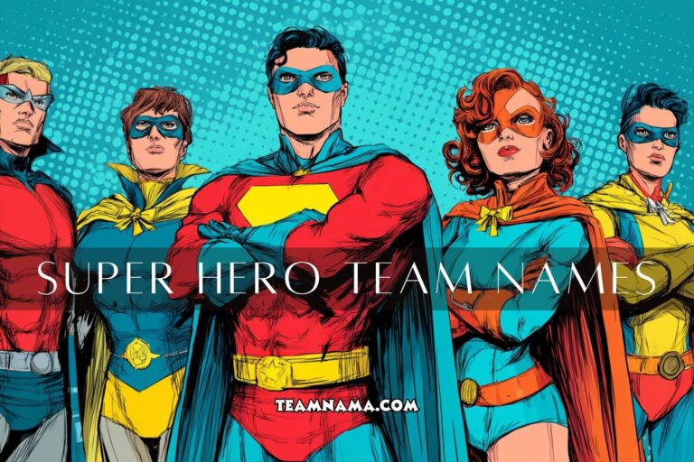 super hero team names