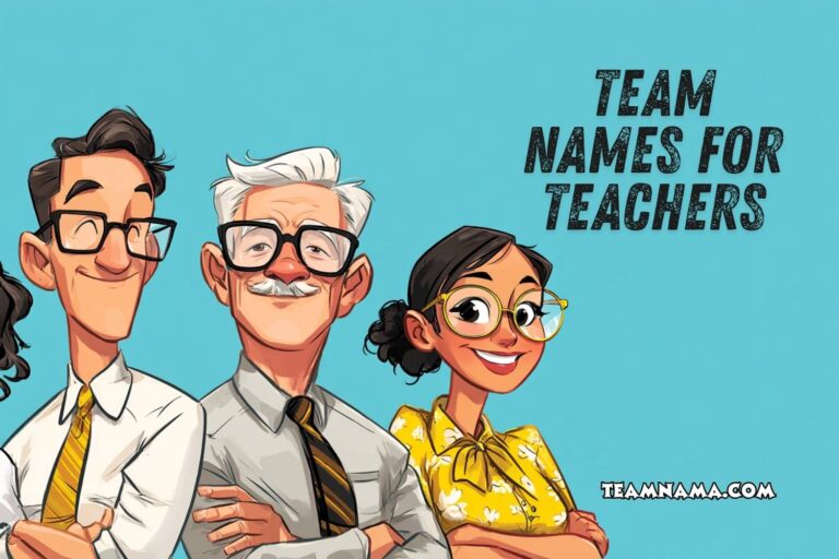 team names for teachers
