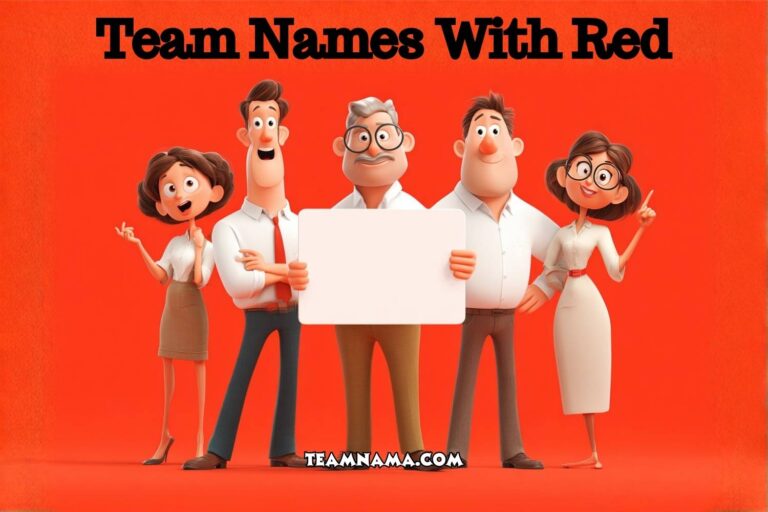 team names with red