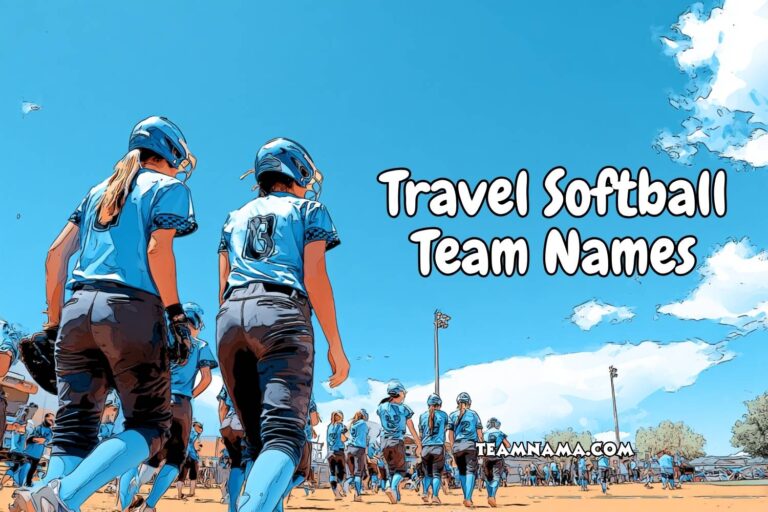 travel softball team names