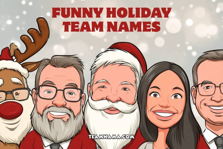funny holiday team names