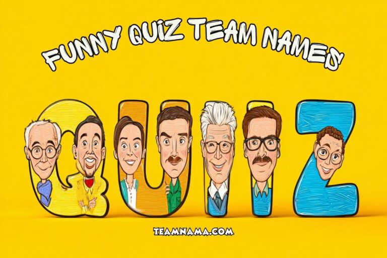 funny quiz team names