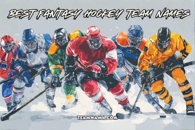 best fantasy hockey team names