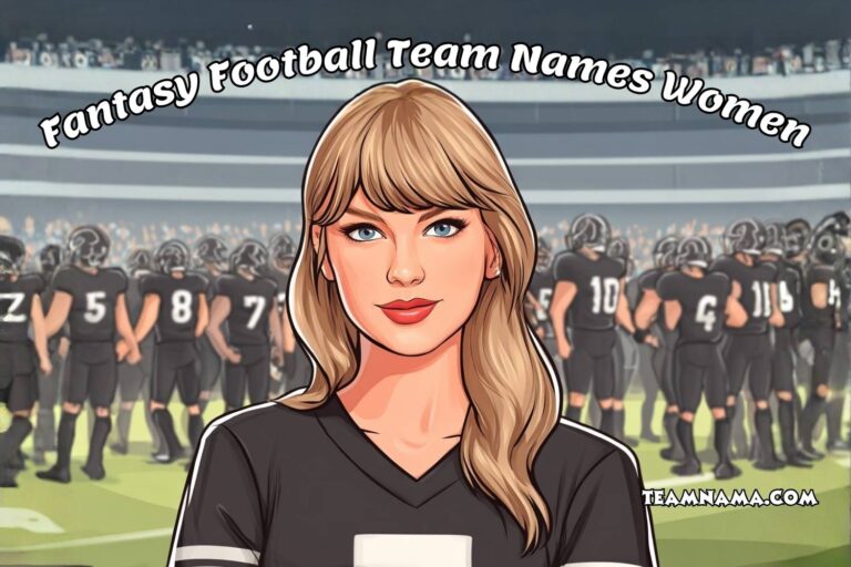 fantasy football team names women